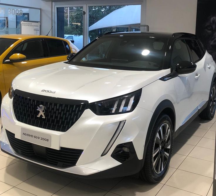 Voitures de location alignées